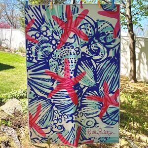 Lilly Pulitzer Vibrant Colored Rug - Blue and Pink